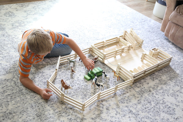 Wooden Toy Foldable Fence from DutchCrafters Amish Furniture