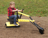 Sand Digger Excavator Toy, with Movable Levers and Metal Digging Bucket