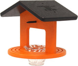 Oriole Bird Feeder, Poly Lumber Hanging Round Oriole Jelly and Orange Feeder with Grooves for Grip, Single Cup