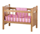 Deluxe Doll Crib with Bedding, Designed for 16-20" Dolls, Katie's Collection