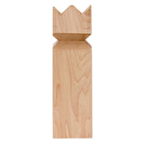 Amish-Made Deluxe Maple Hardwood Kubb Game with Protective Finish