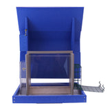 AmishToyBox.com Classic Bird Feeder with Suet Holder and Peanut Feeder, Eco-Friendly Poly Lumber, Post-Mount