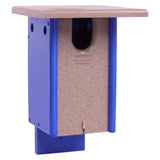 AmishToyBox.com Bluebird House, Post Mount, Amish-Made with 100% Recycled Poly Lumber