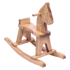 Wooden Rocking Horse Toddler Toy, Amish-Made, Child-Safe Finish