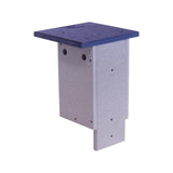 AmishToyBox.com Bluebird House, Post Mount, Amish-Made with 100% Recycled Poly Lumber