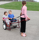 Lollipop Express Double Stroller-Cart Combo, Play Harness Included