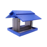 AmishToyBox.com Classic Bird Feeder with Suet Holder and Peanut Feeder, Eco-Friendly Poly Lumber, Post-Mount