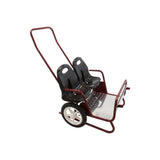 AmishToyBox.com Lollipop Express Double Stroller-Cart Combo, Easily Converts From Stroller to Horsey Cart, Play Harness Included