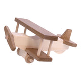 Wooden Toy Airplane With Spinning Propellor, Kid-Safe Finish