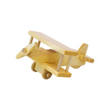 Wooden Toy Airplane With Spinning Propellor, Kid-Safe Finish