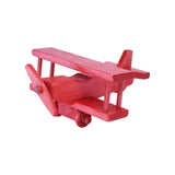 Wooden Toy Airplane With Spinning Propellor, Kid-Safe Finish