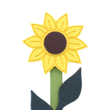 NEW! Decorative Flower Stake for Outdoor Décor, Amish-Made with Poly Lumber, Sunflower