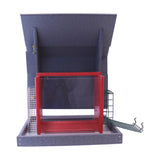 AmishToyBox.com Classic Bird Feeder with Suet Holder and Peanut Feeder, Eco-Friendly Poly Lumber, Post-Mount