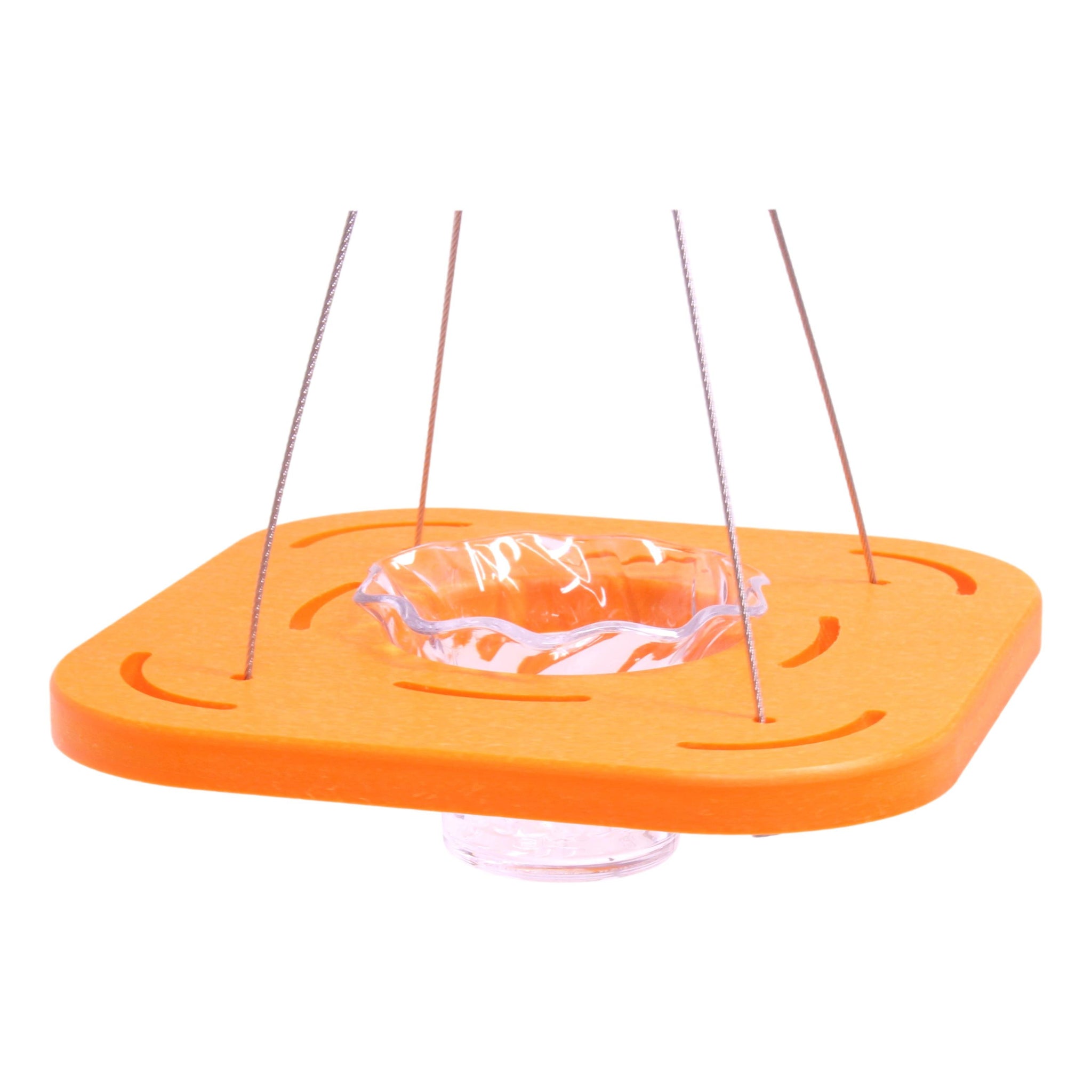  AmishToyBox.com Oriole Bird Feeder - Deluxe Triple Deck  Jelly-Cup Oriole Feeder with Orange Holder Pegs - Made in The USA with Poly  Lumber (All Orange) : Patio, Lawn & Garden